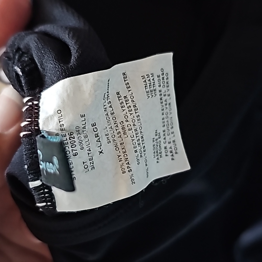 Aqua Green Black and brown swimsuit Size XL - Picture 11 of 16